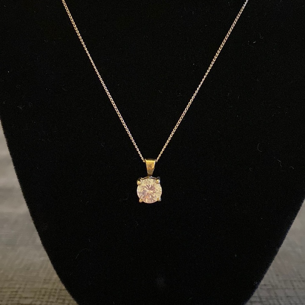 Silver Unlimited Sterling CZ Necklace